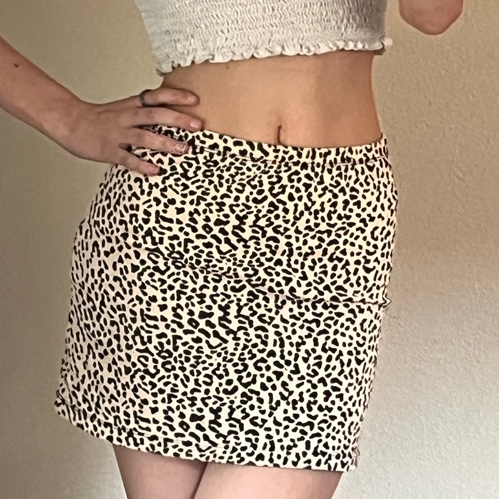 Small cheetah print skirt